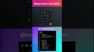 How to make a Calculator using html css & javascrpt | create a calculator using html css, javascript