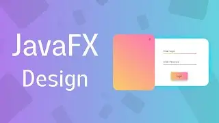 JavaFX Design - Modern Login Screen