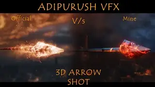 I created this scene From ADIPURUSH Trailer | How to make 3D Arrow Shot | Element 3D Compositing