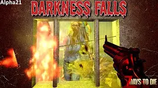 7 Days To Die - Darkness Falls Ep40 - A Fiery Good Horde Night!