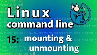 mounting and unmounting disks/partitions - Linux Command Line tutorial for forensics - 15