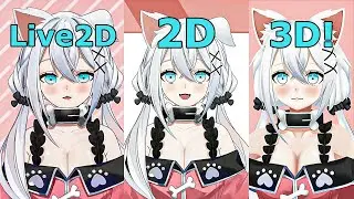 Making a 3D VTuber Avatar 😈 Demon Dog 🦴 for Kimicchi!  Blender Timelapse