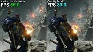 SPACE MARINE 2 (PS5) Performance vs Quality Gameplay Frame Rate Comparison