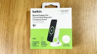 Belkin BoostCharge Pro Convertible Qi2 Magnetic Charging Stand Unboxing