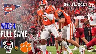 North Carolina vs Clemson Sep 21, 2024 FULL GAME WEEK 4 | 2024 NCAA Men's College Football