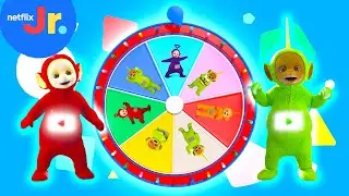 Teletubbies Mystery Wheel of Silly Songs! 🎶 | Teletubbies | Netflix Jr