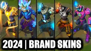 ALL BRAND SKINS FINAL VFX UPDATE 2024 | League of Legends