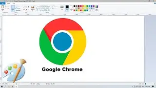 How to draw Google Chrome in MS Paint | Ms Paint | Easy step |
