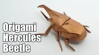 Origami Hercules Beetle (Jo Nakashima)