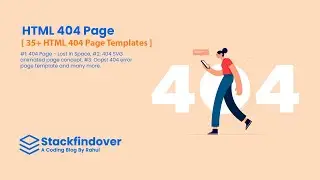 35+ HTML 404 Page Templates