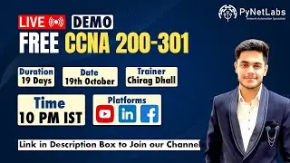 Transform Your Skills Now! | Free CCNA 200-301 Training In English | Full Course DEMO @PyNetLabs