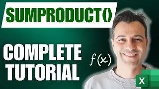 Excel SUMPRODUCT Function with CRITERIA Explained ✌