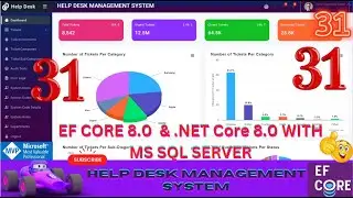 EP 31 Help Desk Management System EF Core NET Core ll .NET 8.0 Tickets, Users, Roles, Audit Logs 🚀💥