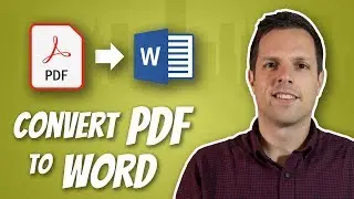 How to convert a PDF to a Word document, and edit it