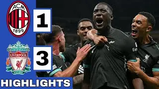 🔴AC Milan vs Liverpool (1-3) Extended HIGHLIGHTS | UEFA Champions League