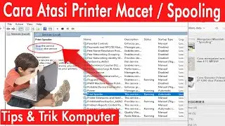 cara mengatasi printer spooling atau tidak bisa ngeprint