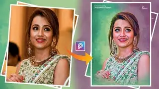 PicsArt Oil Painting Photo Editing // Digital Oil painting glowing effect Photo editing PicsArt