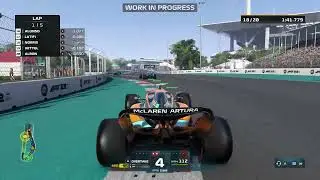 F1 22 MIAMI GAMEPLAY - Wet & Dry (No Commentary)