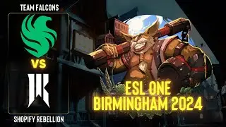 Team Falcons проти Shopify Rebellion | Гра 2 | ESL One Birmingham 2024 - Group A