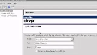 Citrix: Xenapp 6: Adding Web Interface Role