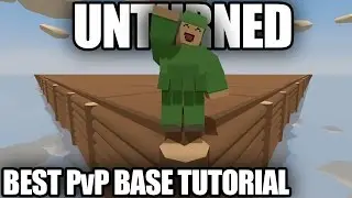 Unturned: How To Make THE BEST PvP BASE EVER (Underwater Maze Entrance)