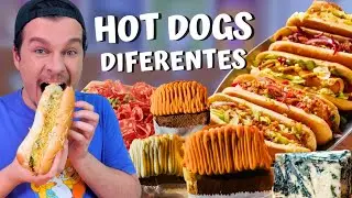 HOT DOGS DIFERENTES: FILÉ MIGNON, SALAME, GORGONZOLA - Vale a pena?