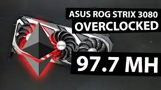 Asus ROG Strix 3080 Ethereum Overclock Settings