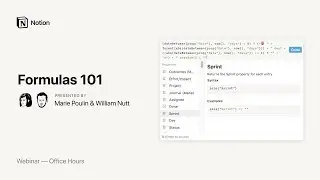 Notion Office Hours: Formulas 101 🧮