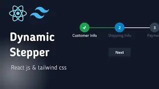 React js form stepper | React and tailwind