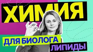 Химия для биолога. Липиды| ЕГЭ по биологии | Ксения Напольская | 100балльный репетитор