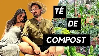 Cómo hacer TÉ de COMPOST o TÉ de VERMICOMPOST | abono orgánico gatis