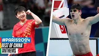 🇨🇳 The best of People's Republic of China at Paris 2024 | Anthems