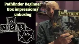 Pathfinder Beginner Box (rpg) impressions & unboxing