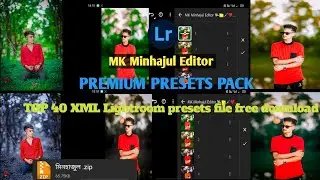 Top 40 Xmp Premium Presets! Lightroom Presets Free 2024! Pack Free Download