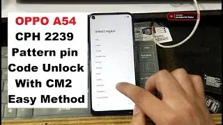 OPPO A54 CPH2239 PATTERN PIN CODE UNLOCK