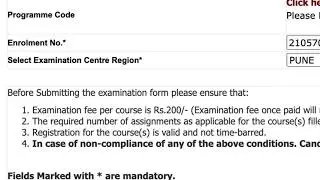 HOW TO FILL UP JUNE 2021 PGDCA NEW EXAM FORM ONLINE [Step by Step]  | Examination Form - IGNOU