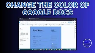 How to Change the Color of Google Docs