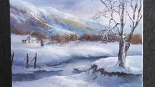 Christmas in the Mountains | Painting Demo