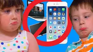 24 часа без гаджетов Челлендж! Кто побеит? Кристина всех обманула! 24 hours Challenge 0+