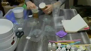 Мила Зверева. Гипсовые формочки с маслами. Работа с гипсом   23 12 17