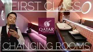 Qatar Airways Flight Attendant Airbus 380 FIRST CLASS Changing Rooms