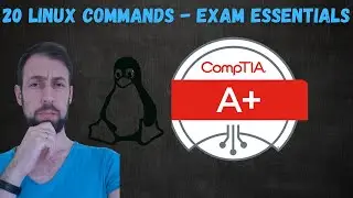 CompTIA A+  Simulation - Linux commands you need to know.