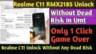 How To Unlock Realme C11 Rmx2185  Screen Lock 🔓🔐  Realme c11 password unlock umt