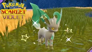 Shiny Leafeon In The Shade Is So Hard To Spot!! Pokémon Scarlet & Violet