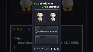 CSS Box-shadow vs Drop-shadow 😋| 