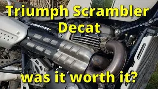 Triumph Scrambler Decat: was it worth it?