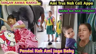 Reaksi Kak Ami Dan Abg  Mboy Pulang Sekolah Lihat Tangan Amma Luk4