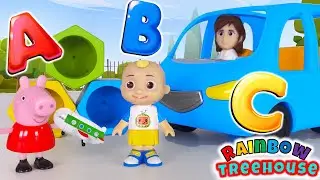 Learn ABC with Cocomelon, Peppa Pig and Friends Bluey & Blippi