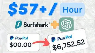 Make +$57 (Again & Again) • ChatGPT + Surfshark VPN Affiliate Program • Make Money With ChatGPT