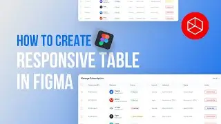 How to Create Responsive Table in Figma #figmadesign #figma